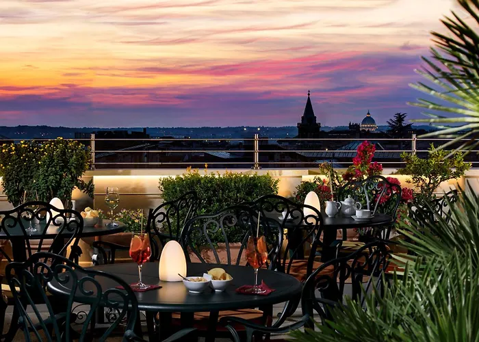 Marcella Royal Hotel - Rooftop Garden Roma
